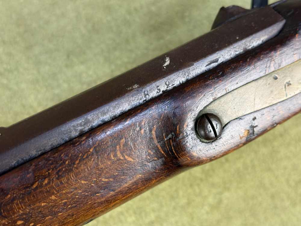 Mid 19th century Austrian percussion rifled musket Civil War modified-img-12