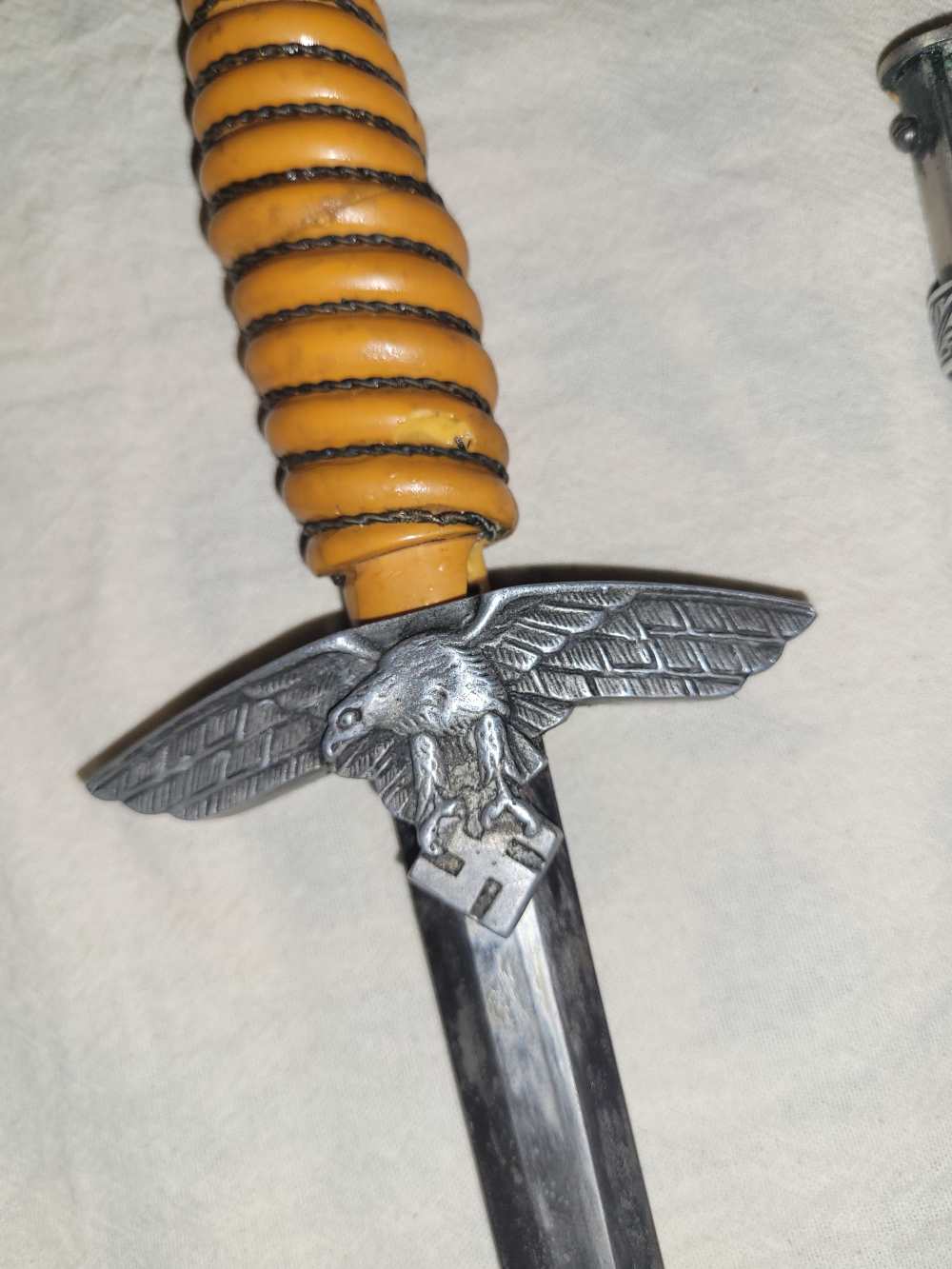 Original Luftwaffe type 2 Dagger WW2, E.F.Horster, Solingen  -img-3