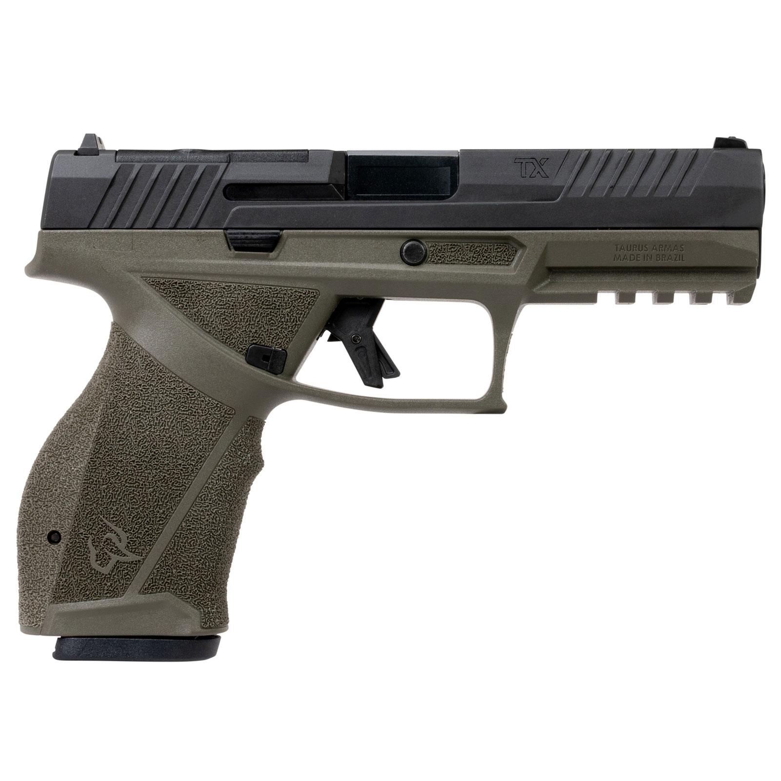 TAURUS TX9 Full 9mm Full 4.5in 2x 17rd Black/OD Green Pistol (1-TX9F441-OD)-img-0