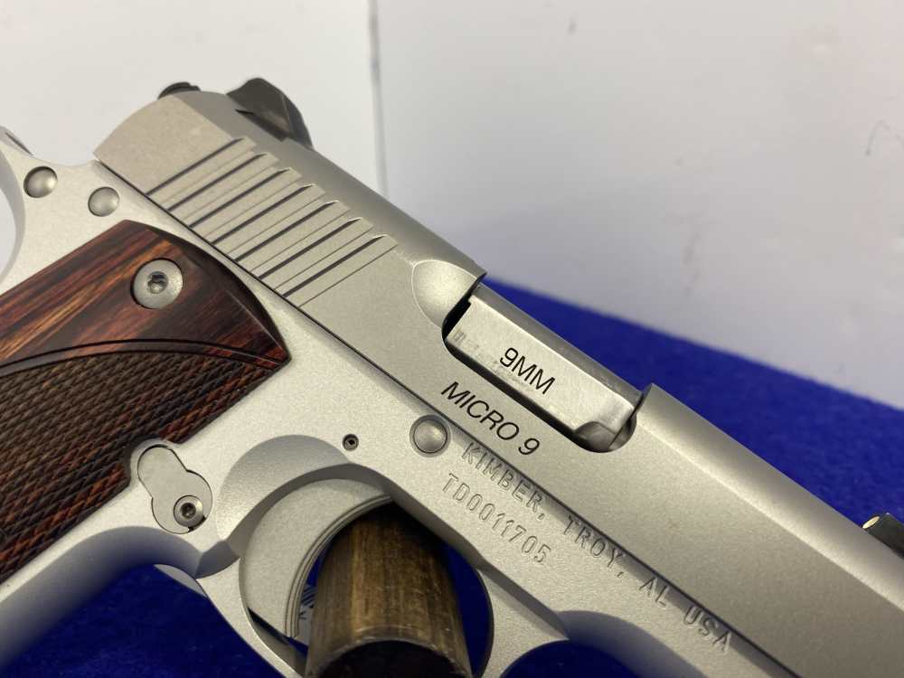 Kimber Micro 9 Stainless 9mm SS 3.15" *1911-STYLE SUBCOMPACT ERGONOMICS*-img-20