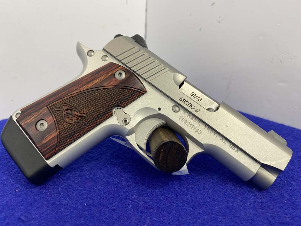 Kimber Micro 9 Stainless 9mm SS 3.15" *1911-STYLE SUBCOMPACT ERGONOMICS*-img-15