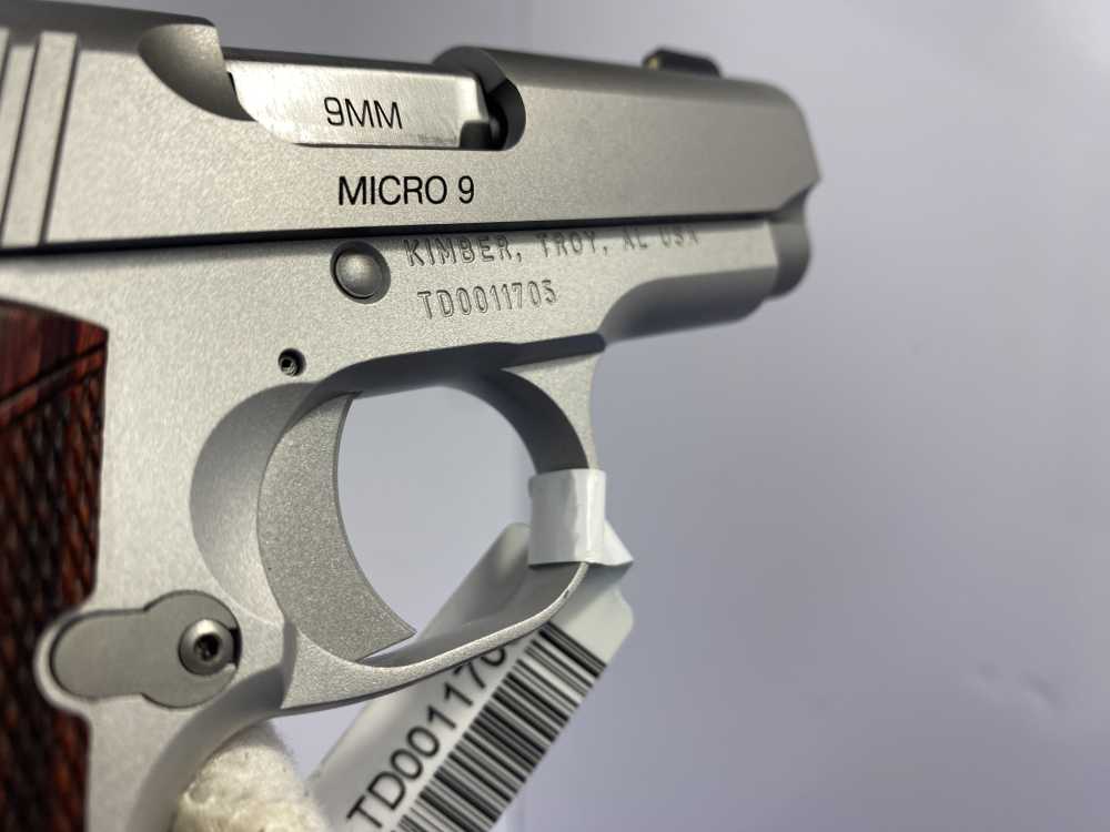 Kimber Micro 9 Stainless 9mm SS 3.15" *1911-STYLE SUBCOMPACT ERGONOMICS*-img-32