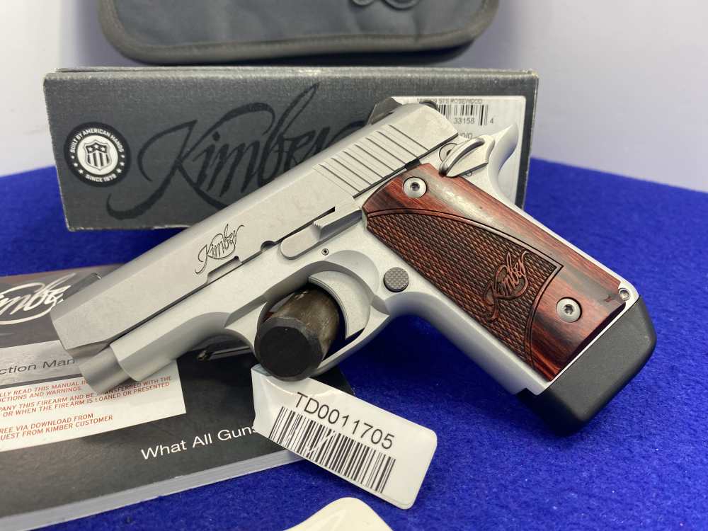 Kimber Micro 9 Stainless 9mm SS 3.15" *1911-STYLE SUBCOMPACT ERGONOMICS*-img-2