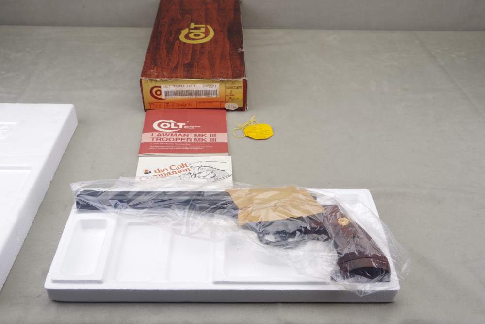 Exceptional 1980 Trooper MK III 357 Mag 8'' Blue NIB-img-8