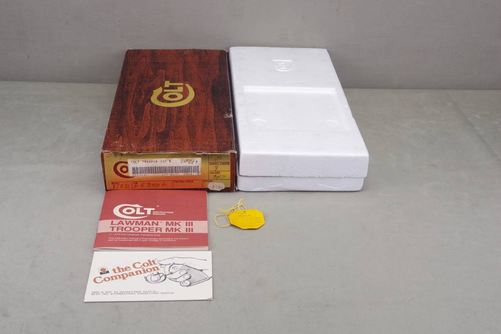 Exceptional 1980 Trooper MK III 357 Mag 8'' Blue NIB-img-7