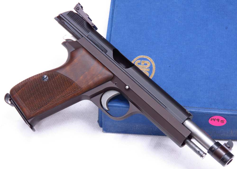 VERY RARE 1978 Swiss Sig P210-5 HEAVY FRAME TARGET New In Box #Match Test T-img-37