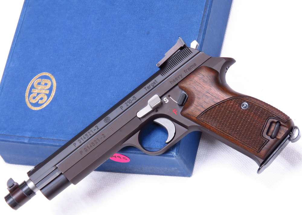 VERY RARE 1978 Swiss Sig P210-5 HEAVY FRAME TARGET New In Box #Match Test T-img-5