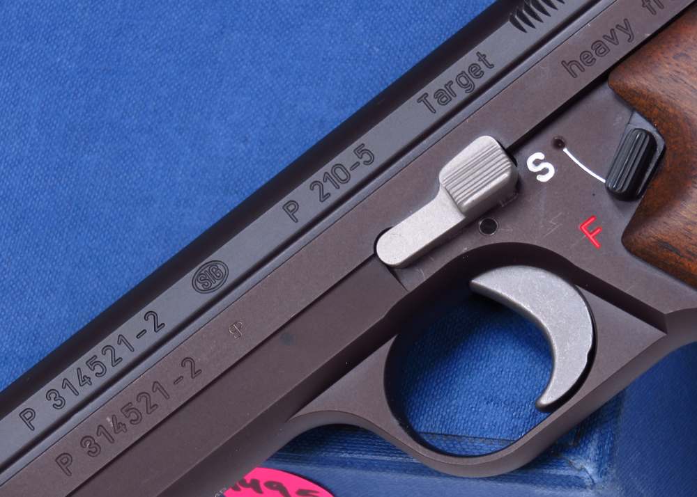 VERY RARE 1978 Swiss Sig P210-5 HEAVY FRAME TARGET New In Box #Match Test T-img-13