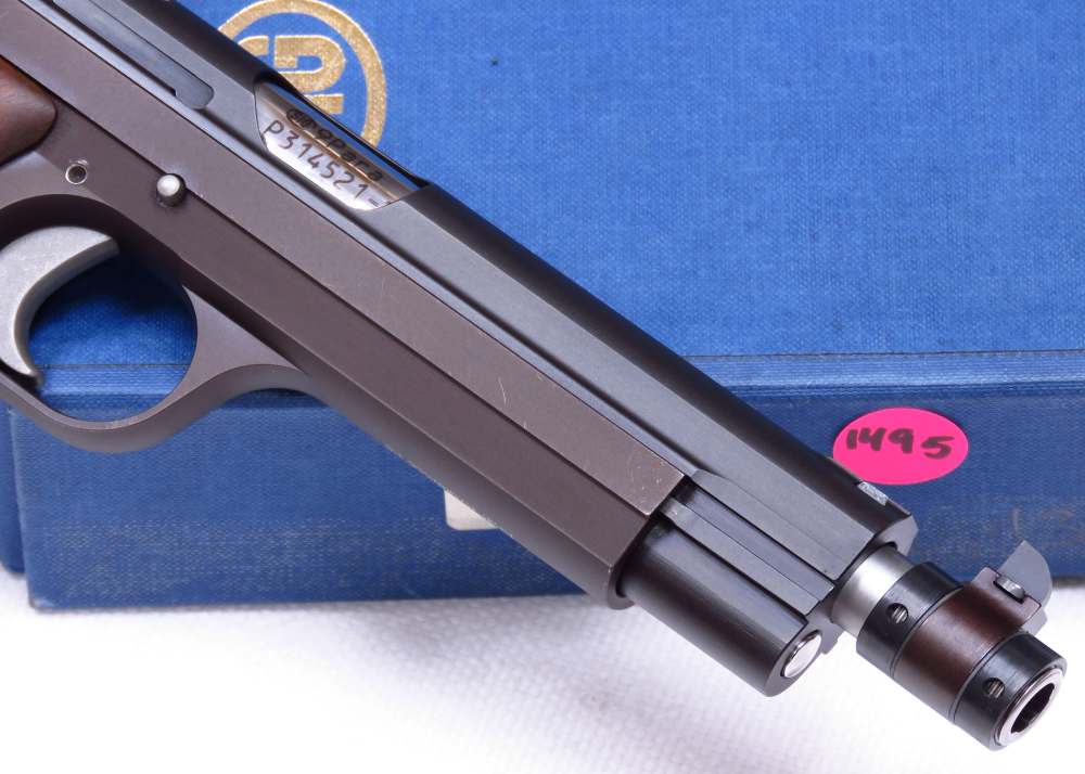 VERY RARE 1978 Swiss Sig P210-5 HEAVY FRAME TARGET New In Box #Match Test T-img-8