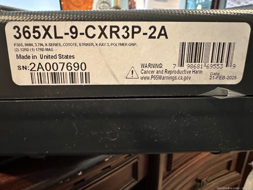 Sig Sauer P365XL 2A 9MM COY 3.7 XRY OR -img-3