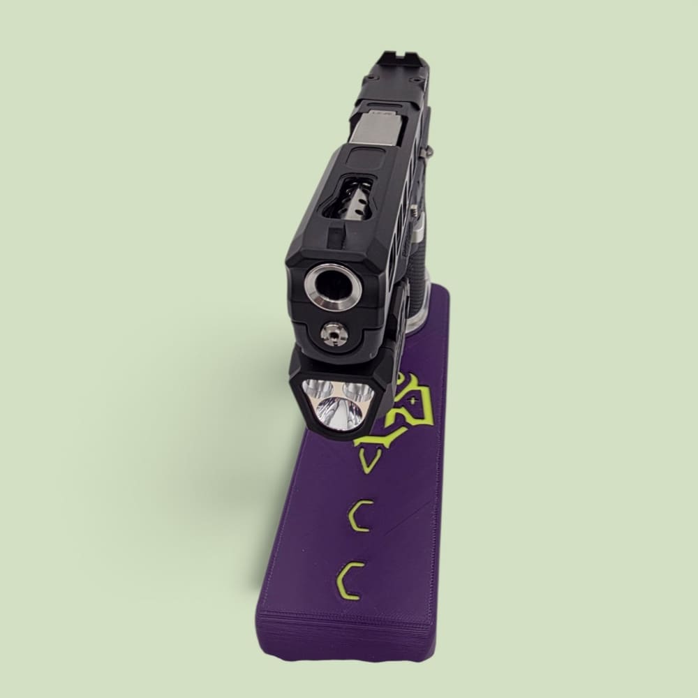 Custom G19 Grit Grips Gen3 clone 9mm optic ready with tac light-img-3