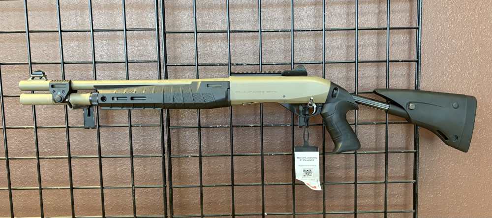 Benelli 11617 M2-G1 Tac, 12GA, 18.50" Barrel, 7+1, FDE-img-1