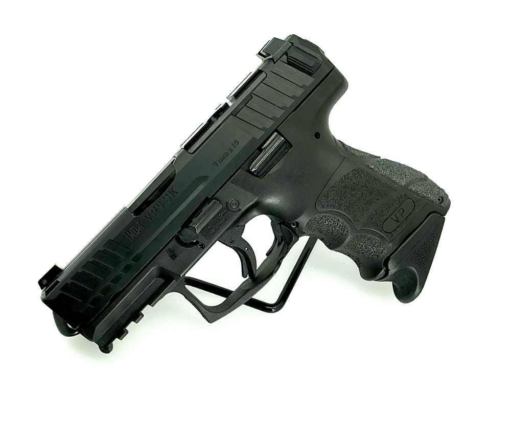 HK VP9SK 9mm pistol w/ Acro plate, case, 4 (10rd) mags-img-0