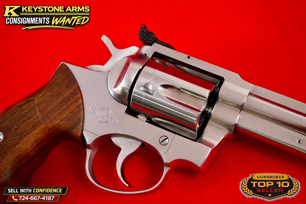 Very Rare French Manurhin MR88 Sport 6" .357 Magnum Stainless Steel-img-8