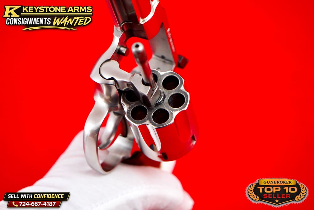 Very Rare French Manurhin MR88 Sport 6" .357 Magnum Stainless Steel-img-12