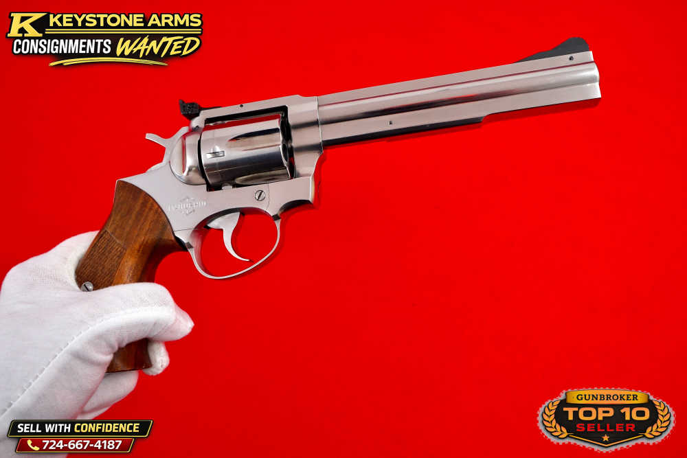 Very Rare French Manurhin MR88 Sport 6" .357 Magnum Stainless Steel-img-10