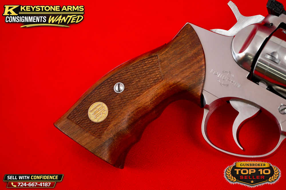 Very Rare French Manurhin MR88 Sport 6" .357 Magnum Stainless Steel-img-9