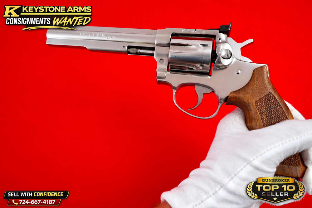 Very Rare French Manurhin MR88 Sport 6" .357 Magnum Stainless Steel-img-11