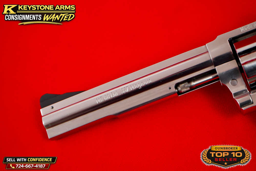 Very Rare French Manurhin MR88 Sport 6" .357 Magnum Stainless Steel-img-3