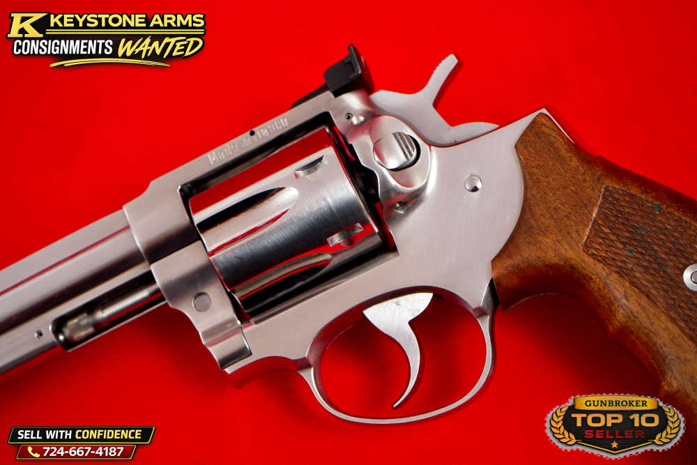 Very Rare French Manurhin MR88 Sport 6" .357 Magnum Stainless Steel-img-4