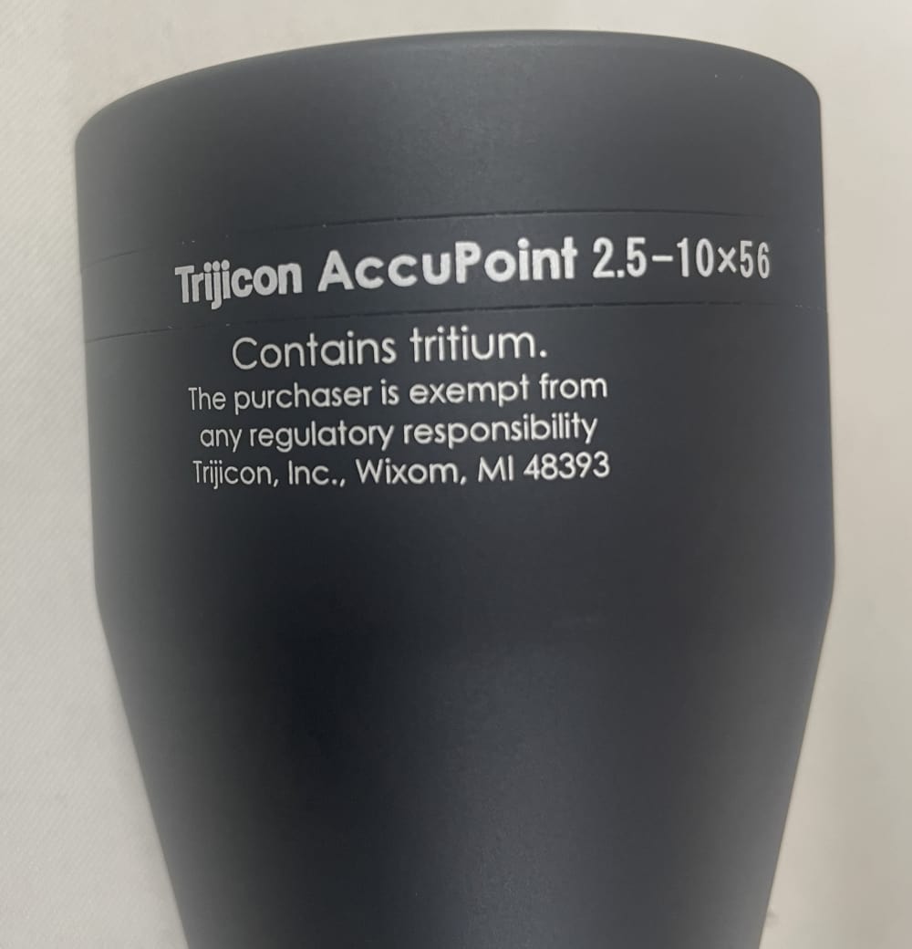 Trijicon AccuPoint 2.5-10x56 TR22R Red Triangle Post SFP-img-2