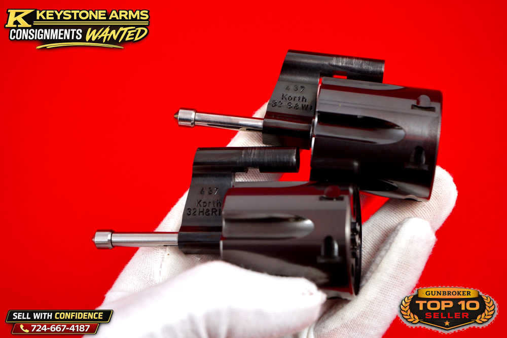 Rare 1987 Ratzeburg Korth Sport 5.25" .32 H&R Mag Dual Cylinder Set GRAIL-img-18