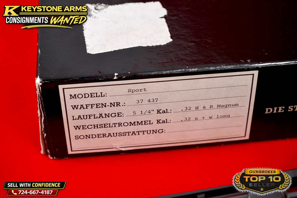 Rare 1987 Ratzeburg Korth Sport 5.25" .32 H&R Mag Dual Cylinder Set GRAIL-img-3