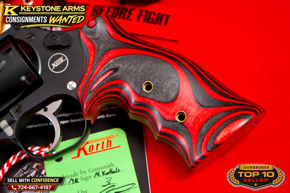Awesome & Desired Korth National Standard 6" .357 Magnum w/ Original Box-img-7