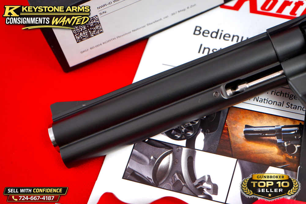 Awesome & Desired Korth National Standard 6" .357 Magnum w/ Original Box-img-5