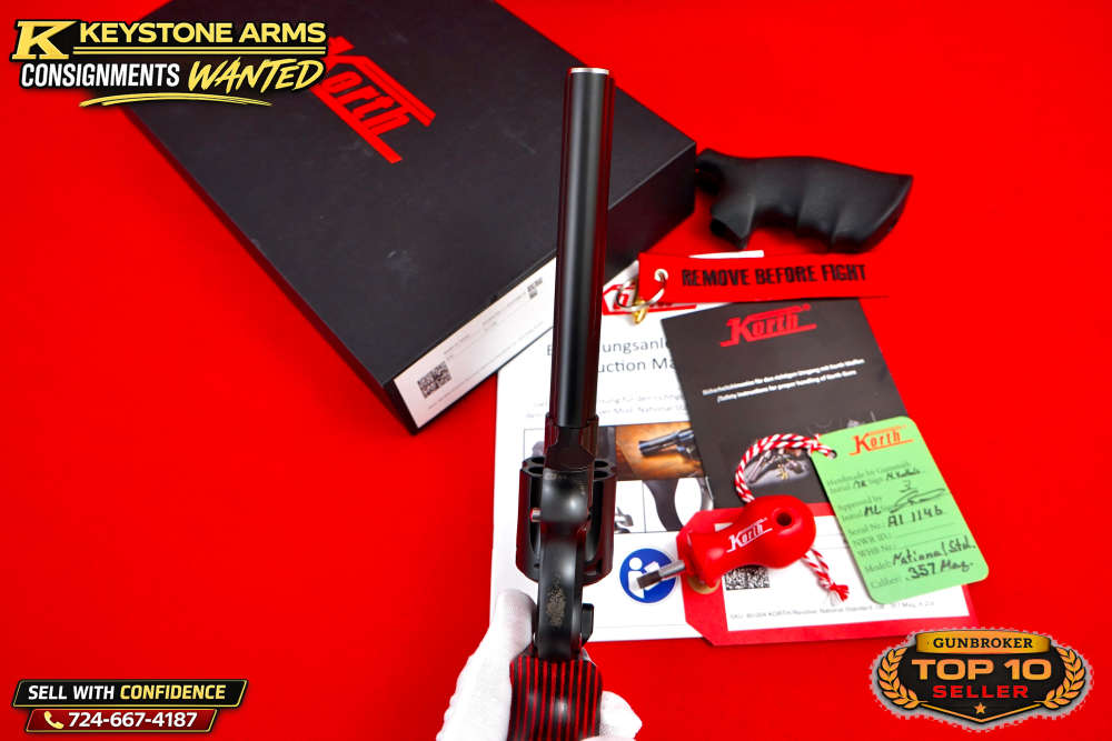 Awesome & Desired Korth National Standard 6" .357 Magnum w/ Original Box-img-21