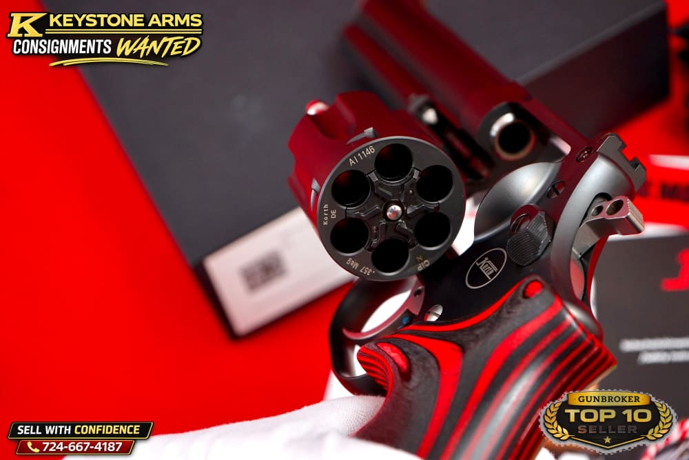 Awesome & Desired Korth National Standard 6" .357 Magnum w/ Original Box-img-16