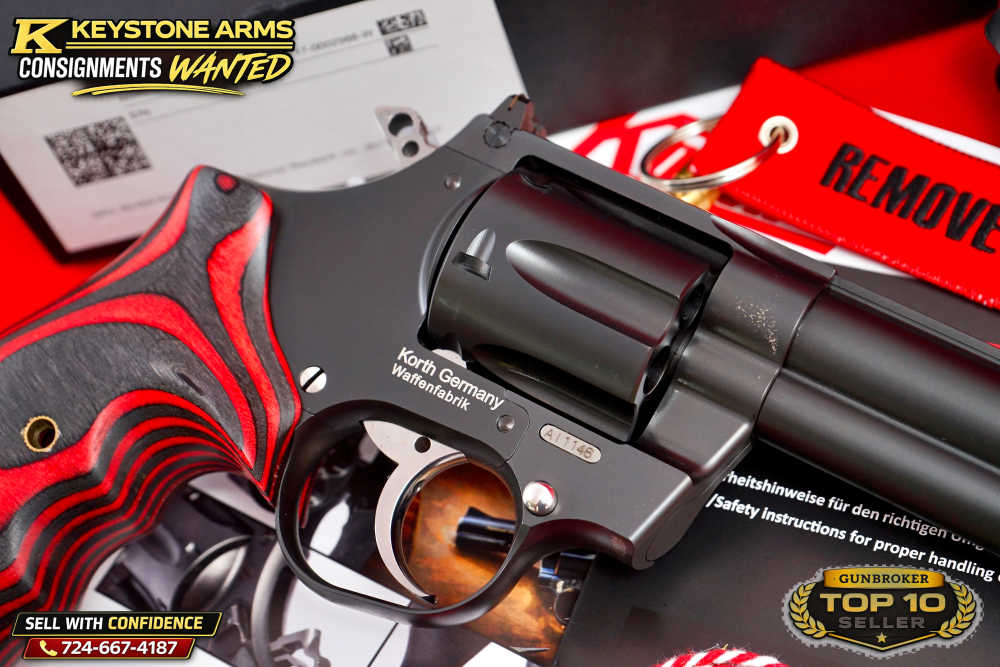 Awesome & Desired Korth National Standard 6" .357 Magnum w/ Original Box-img-10