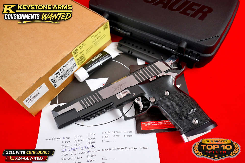 Extremely Rare SIG Sauer Mastershop P220 X6 Black & White 9mm NIB GRAIL -img-22