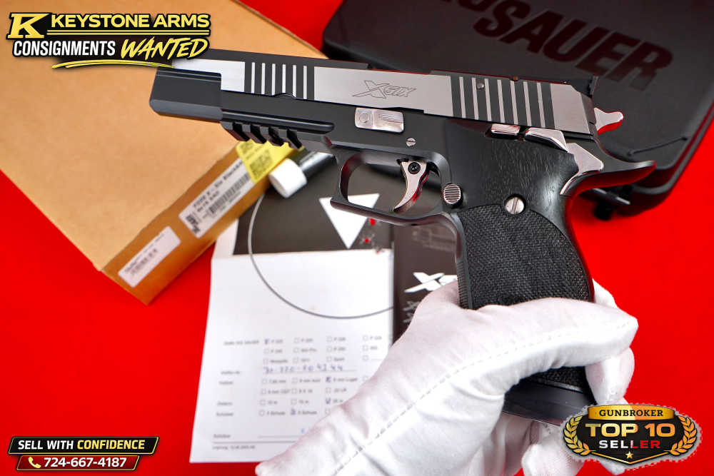 Extremely Rare SIG Sauer Mastershop P220 X6 Black & White 9mm NIB GRAIL -img-12