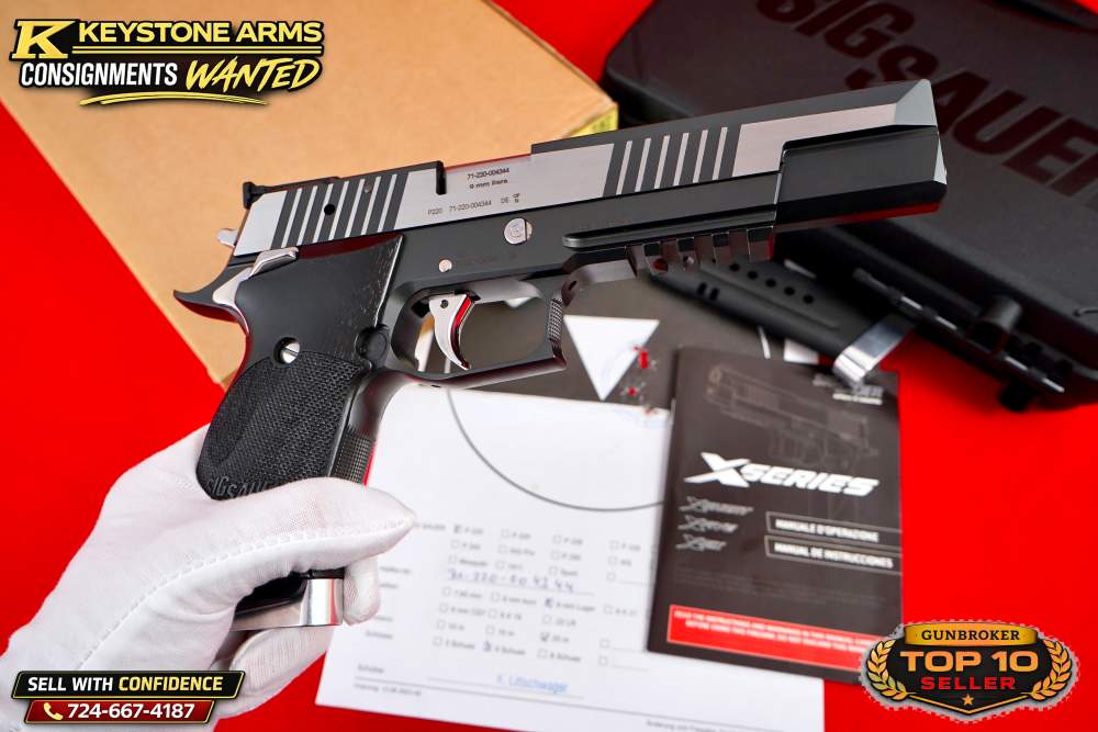 Extremely Rare SIG Sauer Mastershop P220 X6 Black & White 9mm NIB GRAIL -img-11