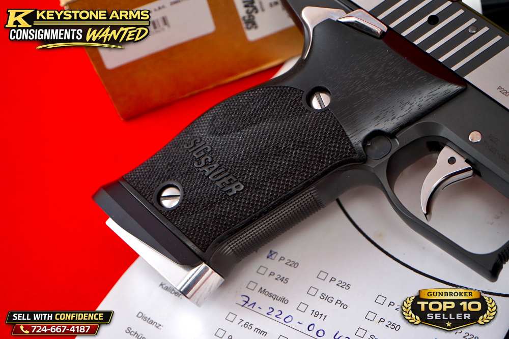Extremely Rare SIG Sauer Mastershop P220 X6 Black & White 9mm NIB GRAIL -img-10