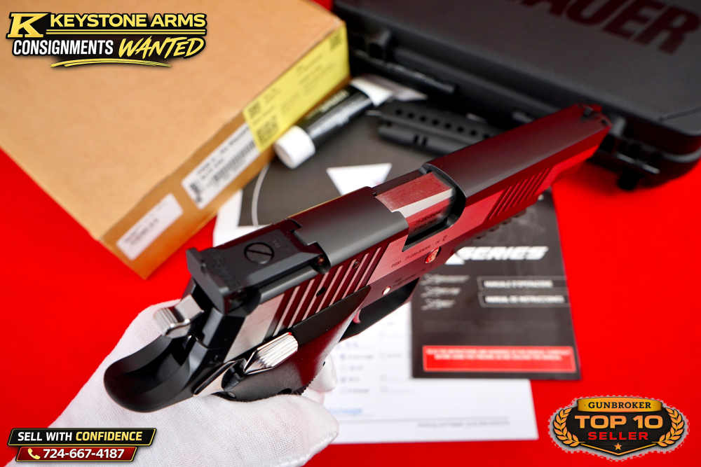Extremely Rare SIG Sauer Mastershop P220 X6 Black & White 9mm NIB GRAIL -img-13