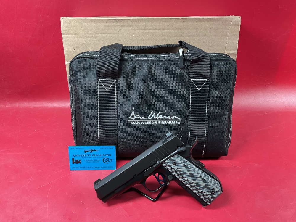 Dan Wesson ECP 9mm 4” BBL Aluminum Frame - Bobtail - Black-img-0