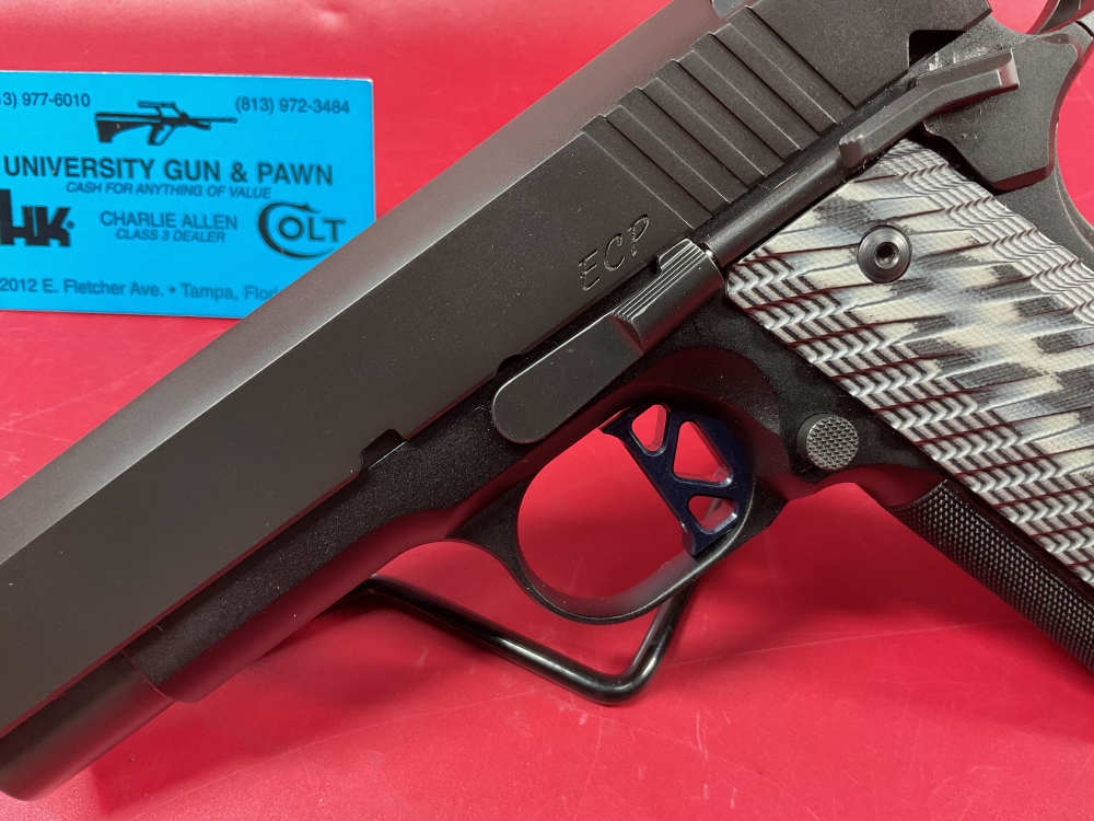 Dan Wesson ECP 9mm 4” BBL Aluminum Frame - Bobtail - Black-img-4