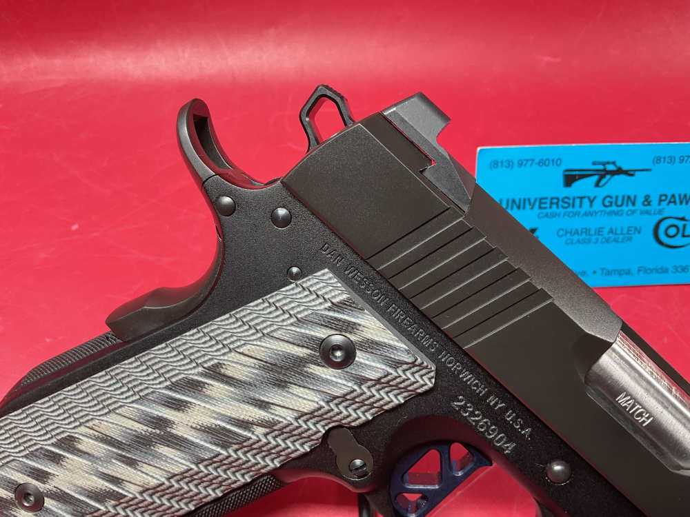 Dan Wesson ECP 9mm 4” BBL Aluminum Frame - Bobtail - Black-img-17