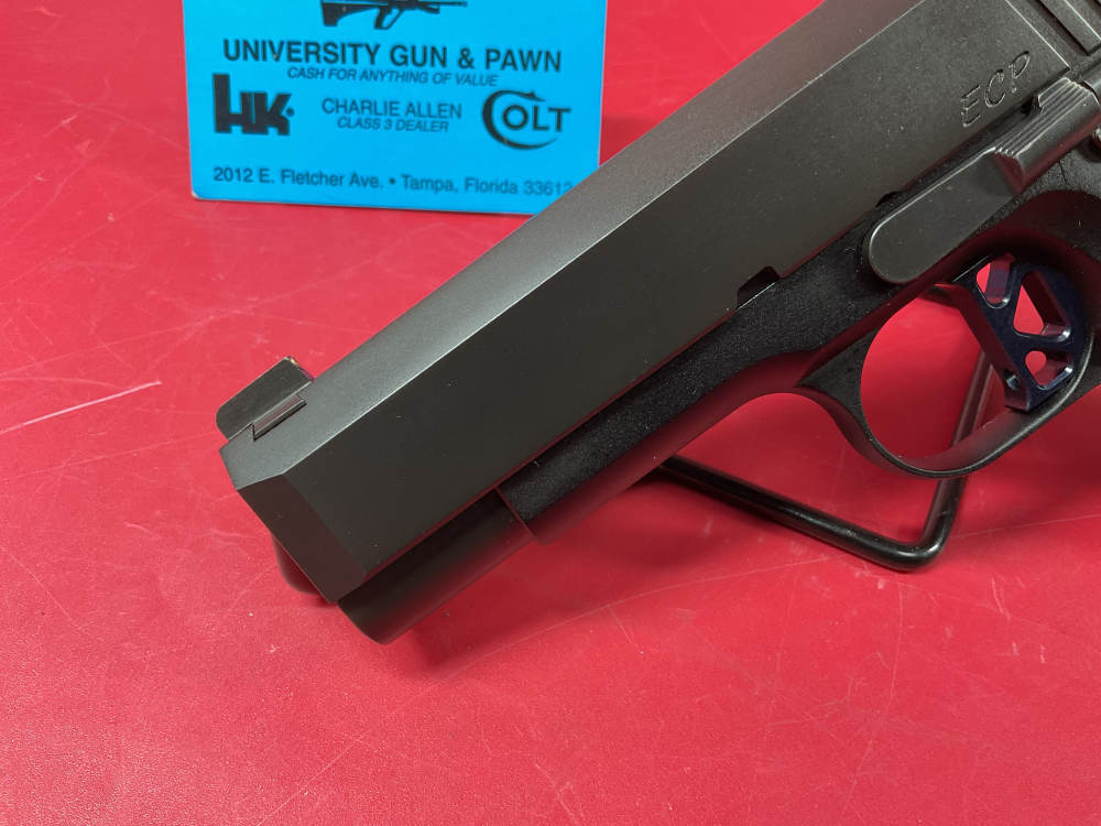 Dan Wesson ECP 9mm 4” BBL Aluminum Frame - Bobtail - Black-img-5