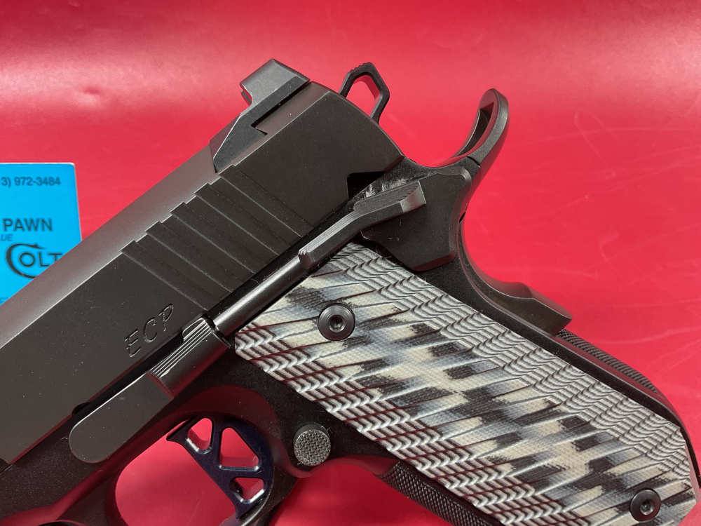 Dan Wesson ECP 9mm 4” BBL Aluminum Frame - Bobtail - Black-img-3