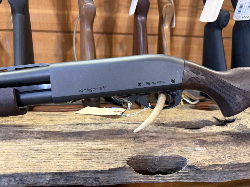 Remington 870 Fieldmaster 12GA 3" Satin Black / Walnut 26"-img-2