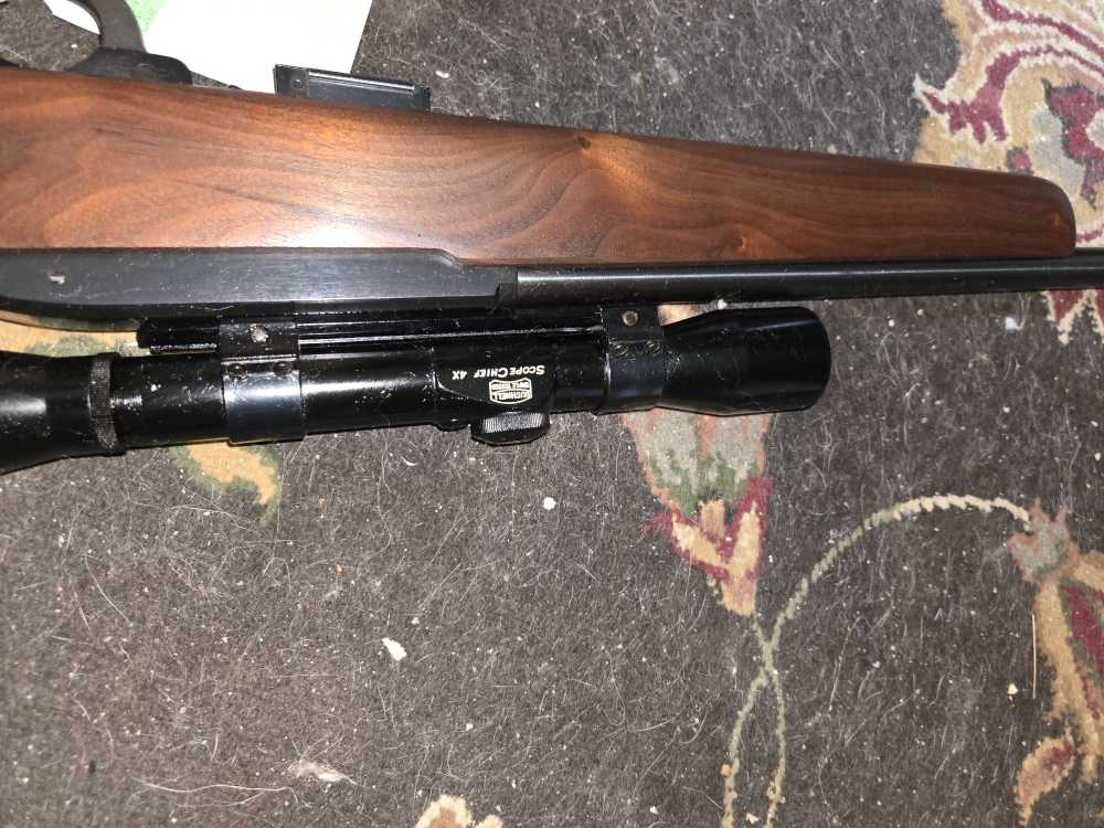 Marlin midel 62 lever action rifle 256 win mag redfield scope-img-2