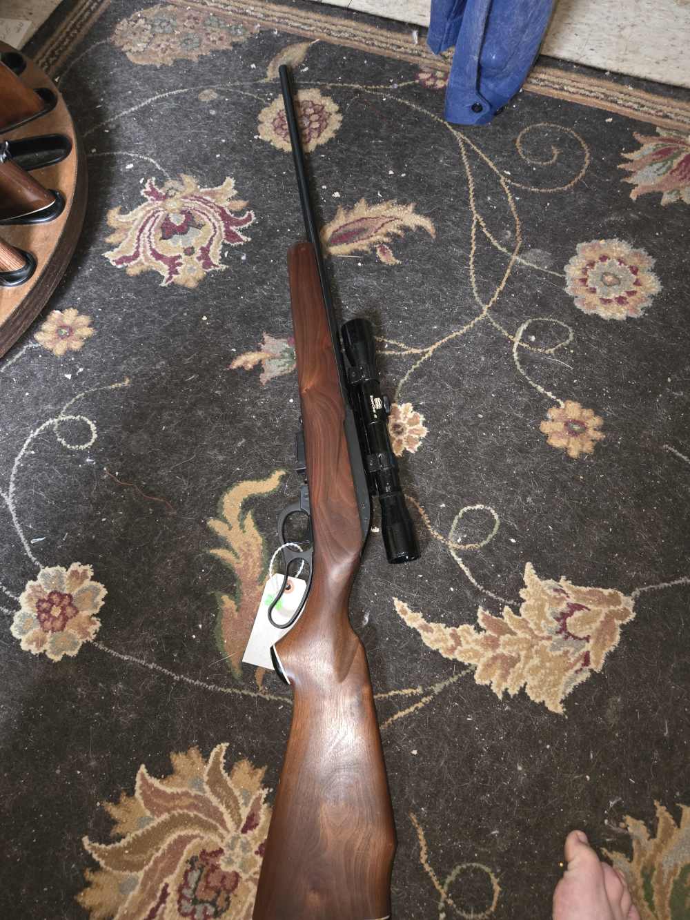 Marlin midel 62 lever action rifle 256 win mag redfield scope-img-0