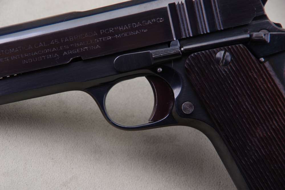 All Original WW II  British Contract Ballester-Molina 45 ACP 5'' Blue 98%  -img-5
