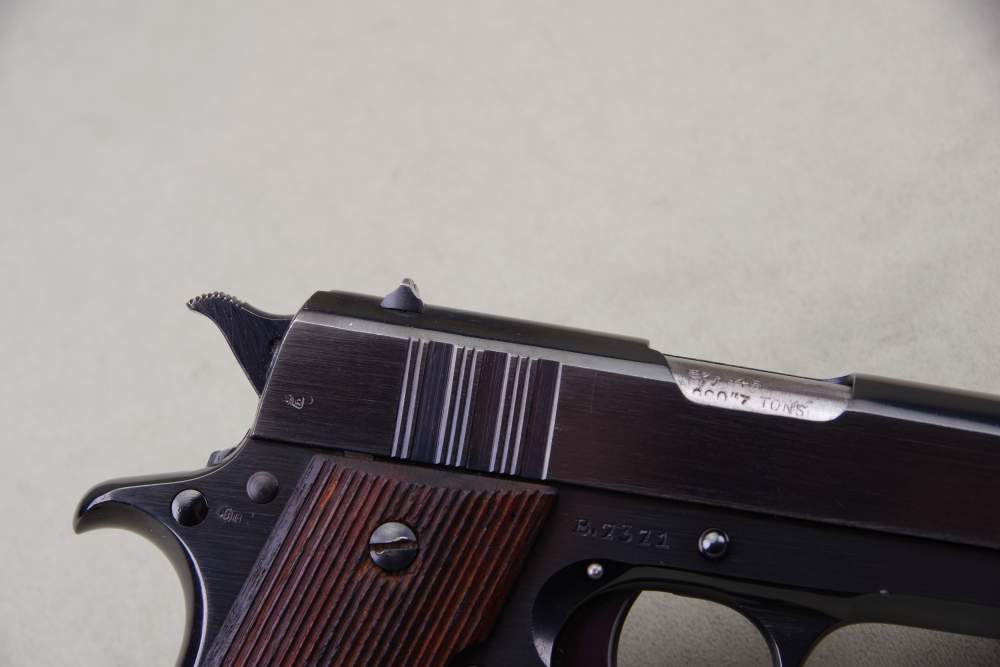 All Original WW II  British Contract Ballester-Molina 45 ACP 5'' Blue 98%  -img-9