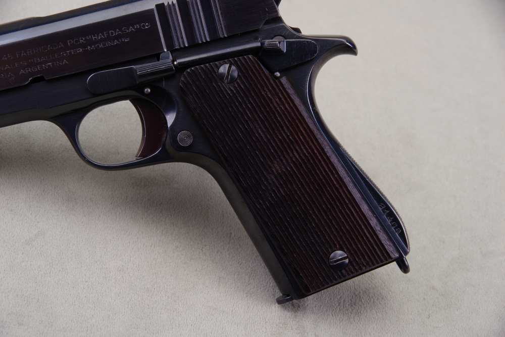All Original WW II  British Contract Ballester-Molina 45 ACP 5'' Blue 98%  -img-6