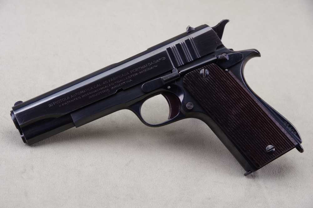 All Original WW II  British Contract Ballester-Molina 45 ACP 5'' Blue 98%  -img-0