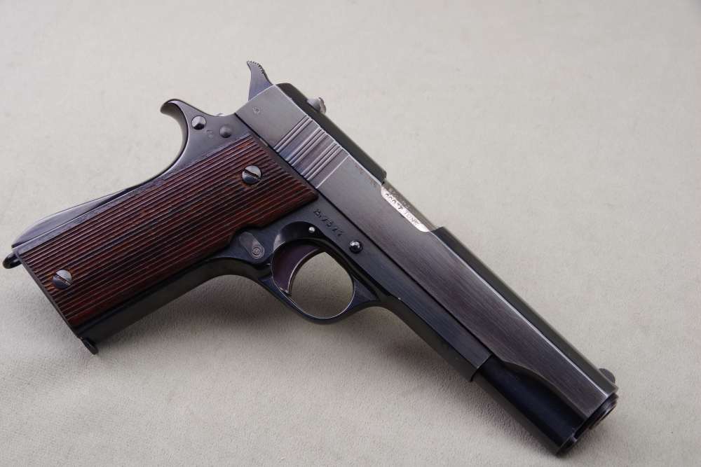 All Original WW II  British Contract Ballester-Molina 45 ACP 5'' Blue 98%  -img-24
